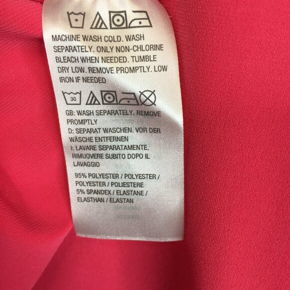 SUSAN GRAVER Essentials Coral Pink Liquid Knit Top Size XS - Picture 7 of 7